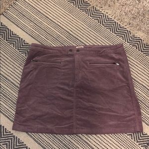 Corduroy velvet skirt